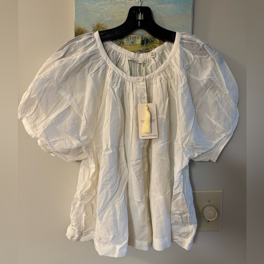 NWT Doen June Top in Salt, Size XS